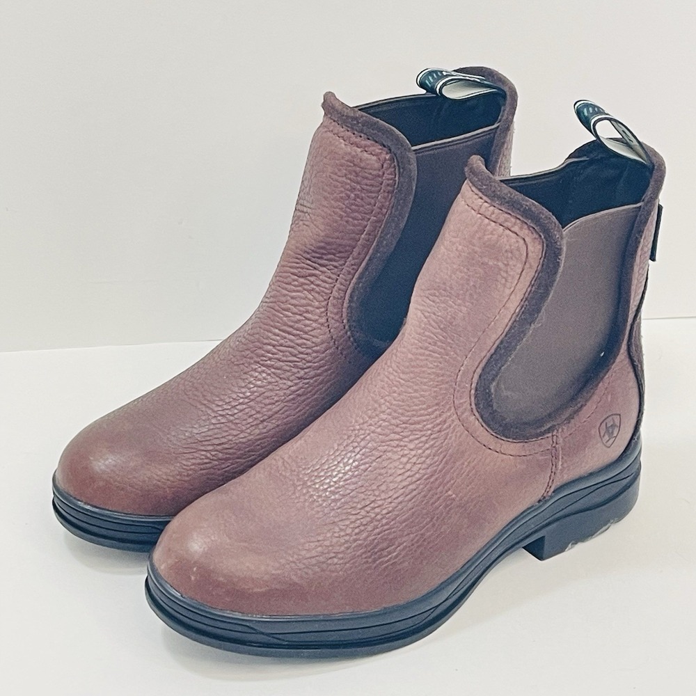 Ariat‎ Women's Keswick H20 Waterproof Brown Short Riding Boot Sz 6.5 B